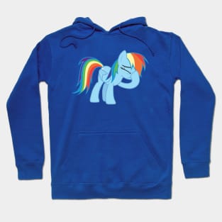 Rainbow Dash facehoof Hoodie